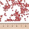 8/0 Transparent Glass Round Seed Beads SEED-J010-F8-25-3