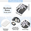 Polka Dot Print Cardboard Jewelry Gift Boxes with Bowknot X1-CON-TAC0001-10E-4