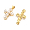 Shell Pearl Pendants ZIRC-F116-02-G-01-2