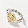 Rotatable Open Finger Rings for Women LS-RJEW-H245-02PG-3