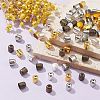 100Pcs 4 Colors Iron Cord Ends IFIN-YW0003-24-5