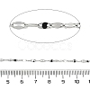 304 Stainless Steel Dapped Chains CHS-H036-01P-10-3