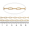 PVD Vacuum Plating 304 Stainless Steel Paperclip Chains CHS-H026-02G-02-2