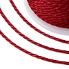 Round Waxed Polyester Cord YC-G006-01-1.0mm-32-3