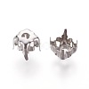 Non-Tarnish Stainless Steel Sew on Prong Settings X-STAS-L229-06P-1