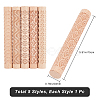 5Pcs 5 Style Wooden Rolling Pin DIY-GF0004-95-2