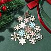 20Pcs 10 Colors Christmas Style Alloy Enamel Pendants ENAM-YW0004-39-4
