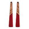 Opaque Resin & Walnut Wood Big Pendants RESI-TAC0017-46-C05-2