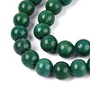 Synthetic Turquoise Round Beads Strands TURQ-T004-14A-3