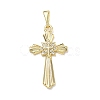Brass with Crystal Rhinestone Pendants RB-CBA6830-03G-01-1