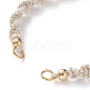 Adjustable Polyester Braided Cord Bracelet Making AJEW-JB00848-06-2
