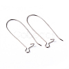 Brass Hoop Earring Wires Hook Earring Making Findings X-EC221-2