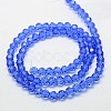 Glass Beads Strands EGLA-J042-6mm-02-2