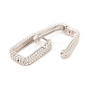 Brass Hoop Earrings EJEW-F273-02B-P-2