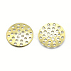 Brass Finger Ring/Brooch Sieve Findings X-KK-K184-37C-C-02-RS-2