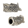 2Pcs Brass European Beads KK-HY0004-63AS-1