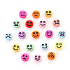 Opaque Acrylic Beads MACR-YW0001-22F-7