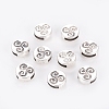 Tibetan Style Slide Charms TIBE-Q001-AS-LF-1