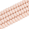 3Starnds Opaque Spray Painted Glass Beads GLAA-PA0001-35D-1