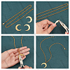 10Pcs 201 Stainless Steel 2-Loop Connector Charms STAS-BBC0001-21-4