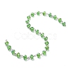 Handmade Electroplate Glass Beaded Chains X-AJEW-JB00529-08-2
