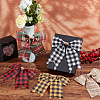 8Pcs 8 Colors Christmas Theme Imitation Linen Bowknot Ornament Accessories DIY-CA0004-34-5