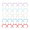 25Pcs 5 Colors Braided Nylon Cord Bracelet Making BJEW-PH01861-7