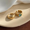 2Pcs 2 Styles Alloy Rectangle Rhinestone Cuff Toe Ring Sets for Women WG1E17C-01-1