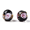 Luminous Handmade Gold Sand Lampwork Beads LAMP-T021-03K-3
