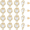 20Pcs Alloy Stud Earring Findings FIND-BBC0004-35-6