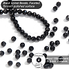 2 Strands Natural Black Spinel Beads Strands G-NB0004-61-2
