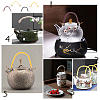 8Pcs 4 Colors Plastic Teapot Handle FIND-PH0003-41-4