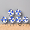 Transparent Enamel Acrylic Beads TACR-S155-005A-4