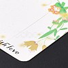 Square Paper Hair Clip Display Cards DIY-B061-01B-09-4