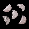 Natural Rose Quartz Carved Healing Moon with Human Face Figurines G-B062-06E-2