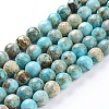 Natural Imperial Jasper Beads Strands G-G814-07-8mm-03-1