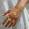 Bohemian Brass Finger Ring Bracelets KT1838-2-4