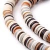 Handmade Polymer Clay Beads Strands CLAY-R089-8mm-T005-5