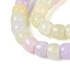 Baking Paint Crackle Glass Beads Strands DGLA-N019-02A-05-3