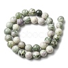 Natural Peace Jade Beads Strands G-E598-04A-3