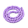 Handmade Polymer Clay Beads Strands CLAY-S092-78H-2