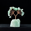 Natural Green Aventurine Chips Tree Decorations PW-WG47948-08-1