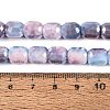 Anti-Tarnish Electroplate Glass Beads Strands EGLA-N027-03A-03-4