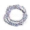 Electroplate Glass Beads Strands EGLA-G035-A-HR01-2