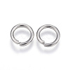 Tarnish Resistant 304 Stainless Steel Open Jump Rings A-STAS-E113-11P-2