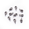 Brass Lobster Claw Clasps KK-902-B-NF-1