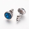 304 Stainless Steel Stud Earrings EJEW-F182-A16-2
