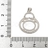 925 Sterling Silver Pendant Cabochon Settings STER-B005-17P-3