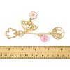 Alloy Enamel Pendant Keychains HJEW-FS00052-04-5