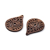 Walnut Wood Laser Cut Pendants X-WOOD-Q051-03A-2
